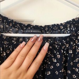 brandy melville cropped off the shoulder